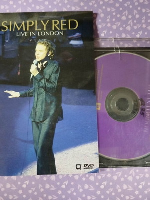 Simply Red DVD Live In London used with Greek subtitles
