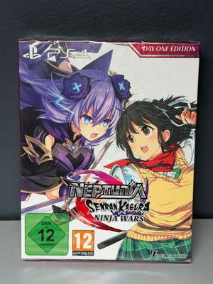 Neptunia Senran Kagura Ninja Wars Day One Edition PS4 new