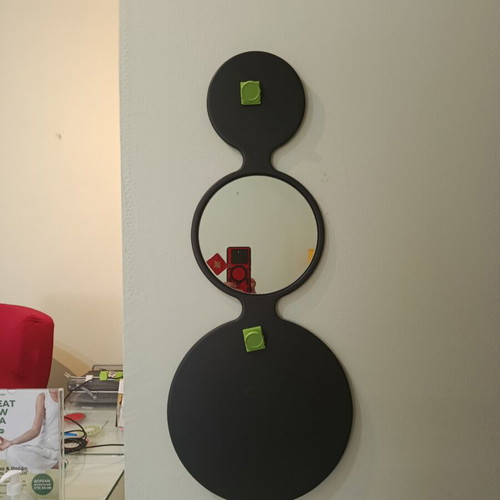 Ikea mirror bulletin board used, metal