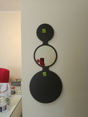 Ikea mirror bulletin board used, metal