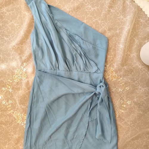 Blue dress like new, size S / 36 / 8, 100% polyester