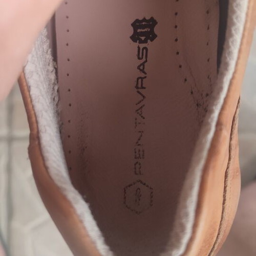 Pantaures shoes size 41 used, beige and brown