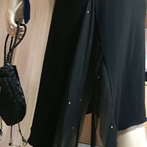 Lynne black formal dress new, size L 40 12