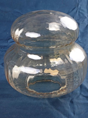 Replacement lamp glass 6.5Φ new, height 14 cm