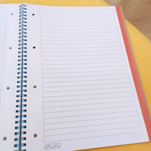 Notebook A4 with 5 subjects new