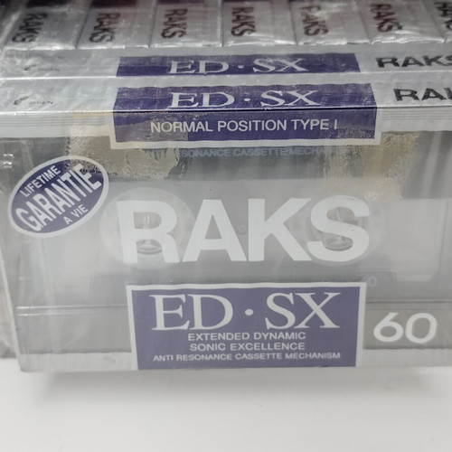 Raks ED-SX 60 Type 1 Normal Position 10x Cassette sealed