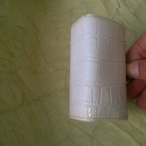 Wallet used for coins, 8.5x5cm, white
