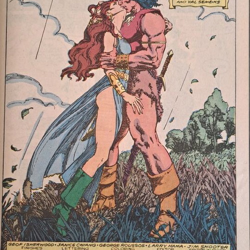Conan the Barbarian #195 used Marvel Comics comic in English