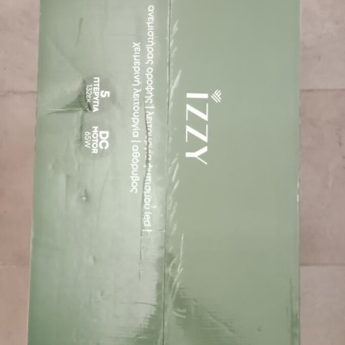Izzy ceiling fan with light, new in box