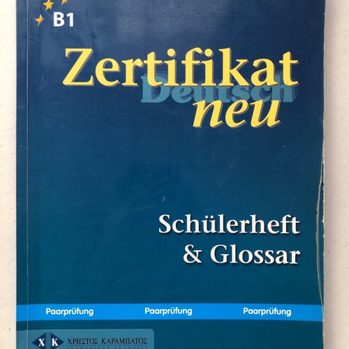 Zertifikat B1 pack of two books used for Goethe Institut exam