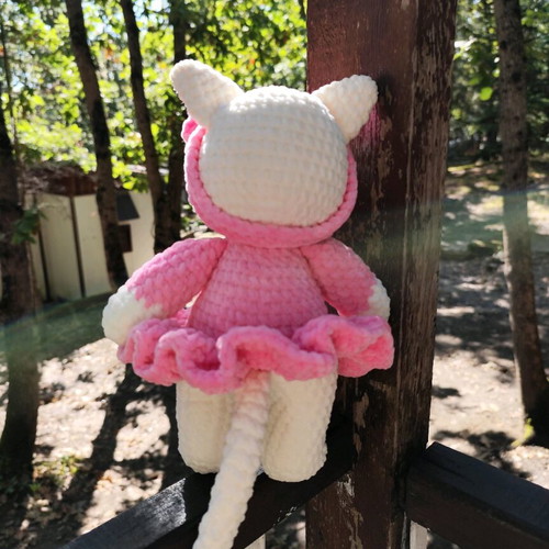 white christmas dresses Ribbon Violet Crochet Dress – Nekopia Pets main image 0