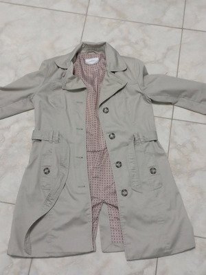 Women's beige trench coat size S like new, LC Waikiki