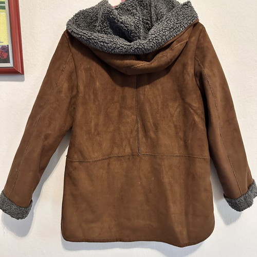 Zara Girls suede kids jacket 7-8 years 128cm, brown
