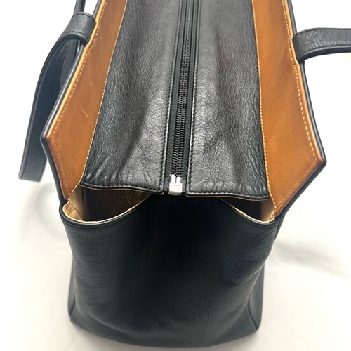 Connolly black leather tote bag used