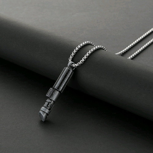 Star Wars pendant necklace new, gray, XIFOS-SABERS