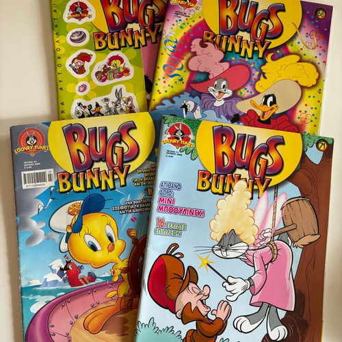 Bugs Bunny comic magazines like new, pack of 4