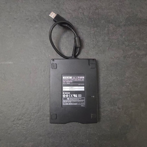 TEAC Floppy Drive External USB Black FD-05PUW used