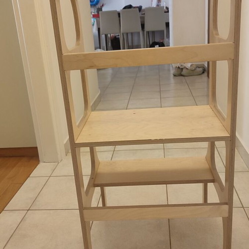 Children's learning tower like new, wooden