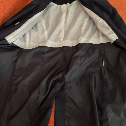 Stradivarius women's navy trench coat size S like new