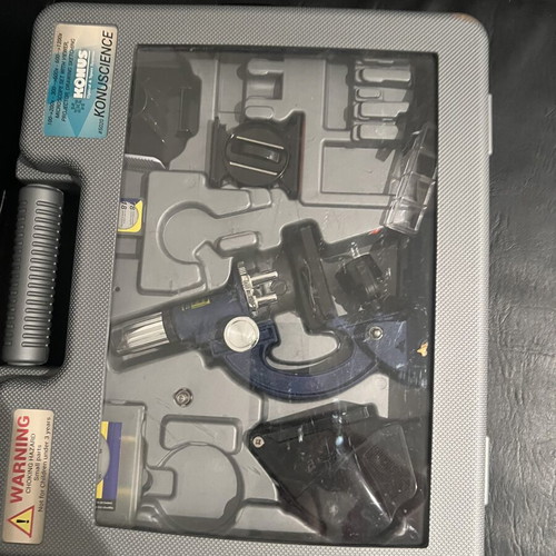 Konus Konuscience 1200x microscope used with case and accessories