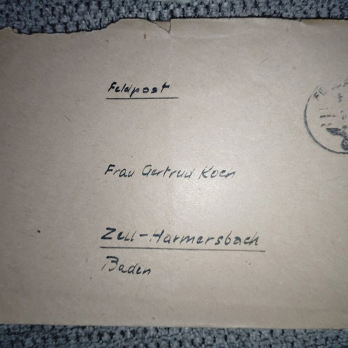 Set of 8 Feldpost envelopes and letters 1942, Eastern Front, new
