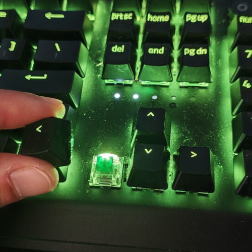 Razer BlackWidow V3 Mechanical Gaming Keyboard like new with Green Switches