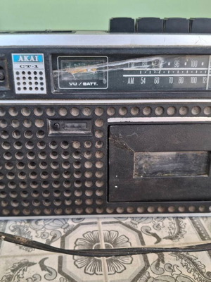 Vintage AKAI CT-1 Radio Cassette Player, Made in Japan