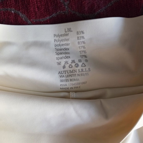 Athletic skirt shorts L/XL new, beige and yellow