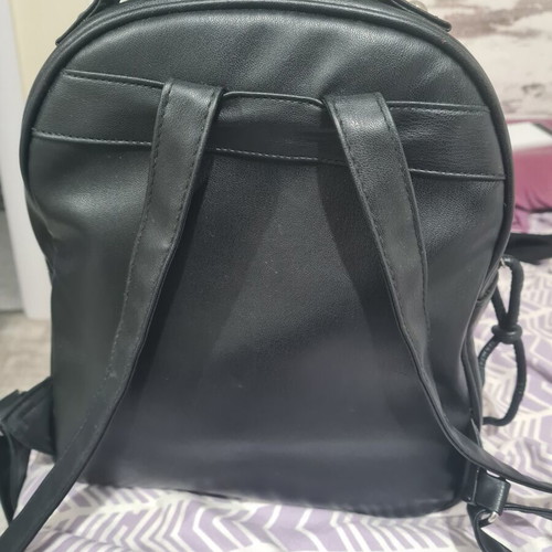 Women's black backpack