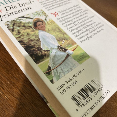 Die Inselprinzessin novel like new, German language