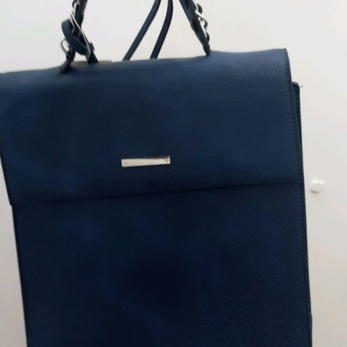 Blue envelope backpack bag new for hand and back