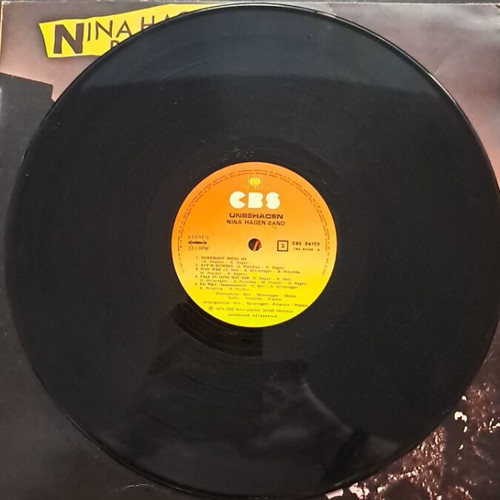 Nina Hagen Band Unbehagen LP