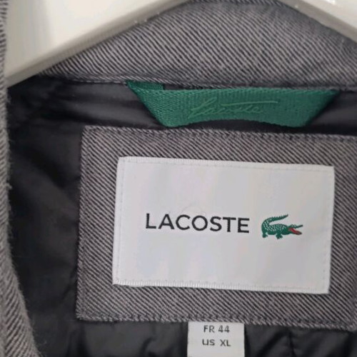 Lacoste jacket gray like new, size XL