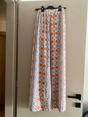 Mya pants satin fabric size S/M like new, colorful