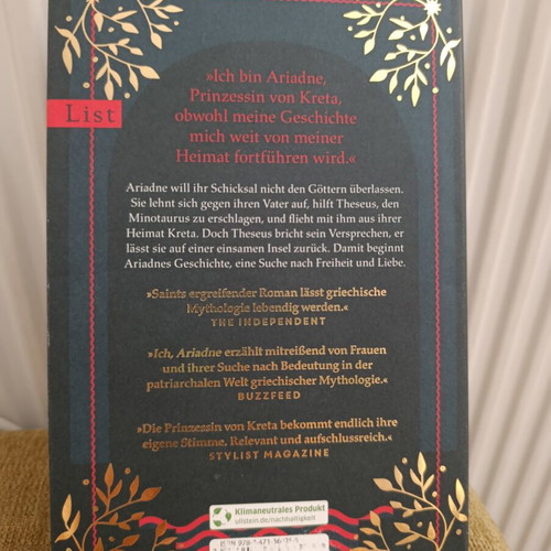 Ich, Ariadne novel like new, German