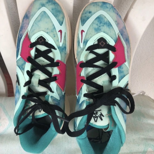 Nike Kyrie Low 5 "Community" sneakers used, women's size 38, turquoise