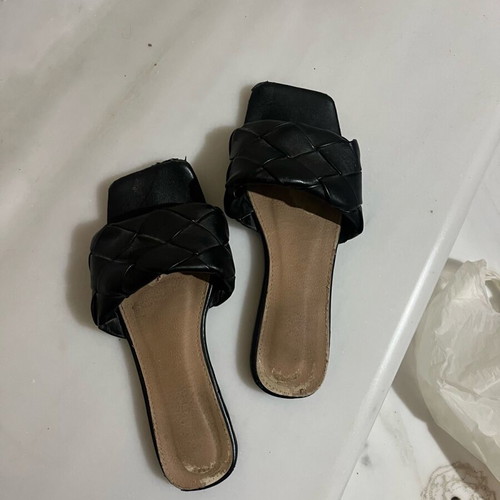 Sandals used, size 38, black