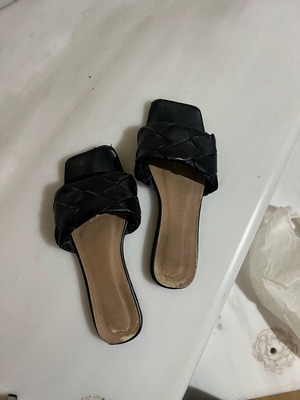 Sandals used, size 38, black