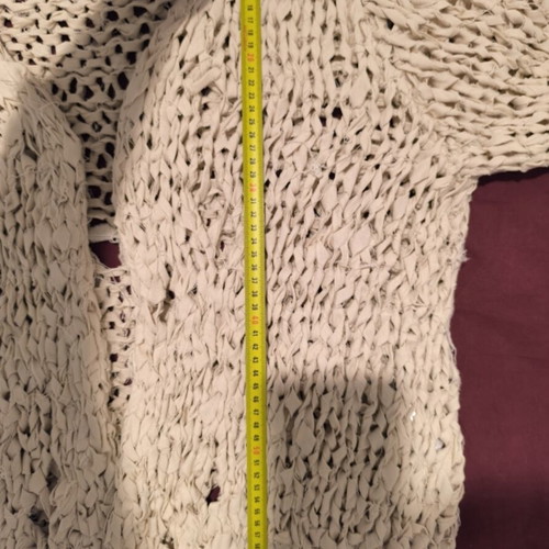 Zara beige knitted cardigan like new, size L