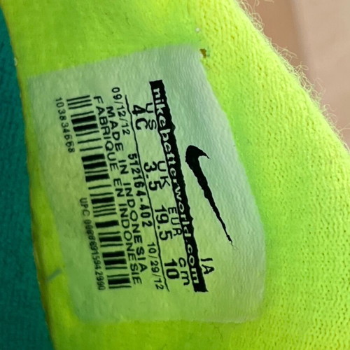 Nike shoes for boy size 19.5 used
