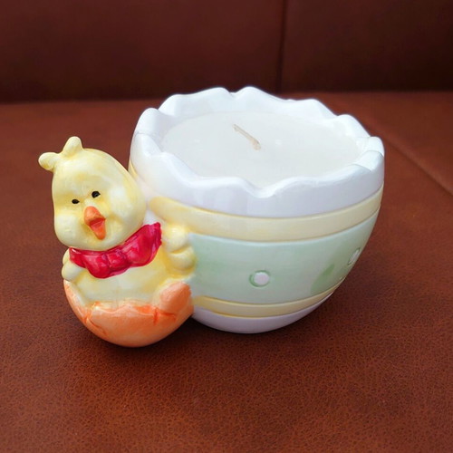 Easter decorative ceramic candle new
