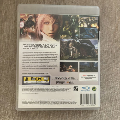 Final Fantasy XIII PlayStation 3 game, complete