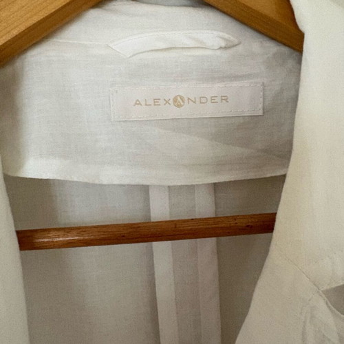 Alexander shirt like new, white, size 20