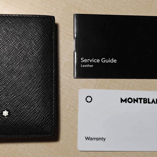 Montblanc Card Holder 4CC Sartorial Leather wallet