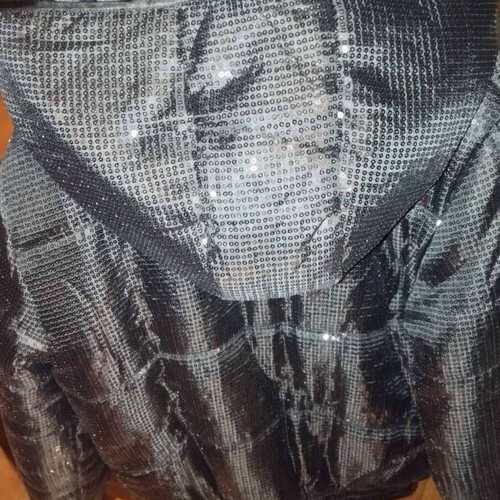 Energiers Black Sequin Jacket for Girls 14 Years Like New