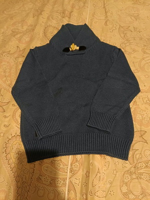 Versace knit sweater for 4 years like new, blue