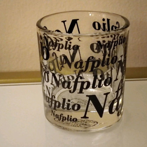 Nafplio souvenir shot glass 5.5cm like new