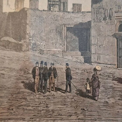 Mikri Mitropoli Engraving like new, Athens 1870
