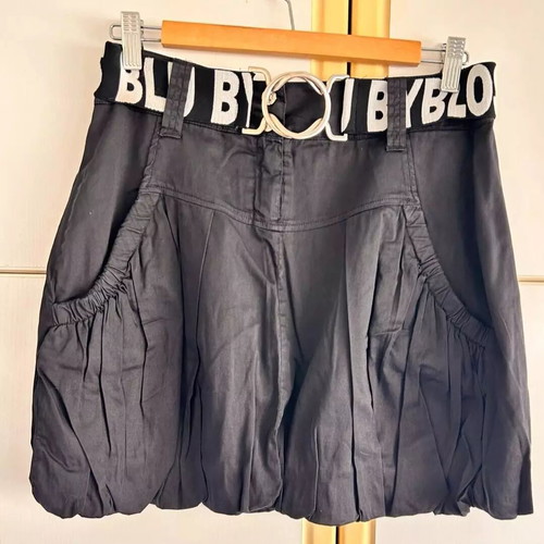Vintage Byblos blu Balloon skirt black, size 44IT, used