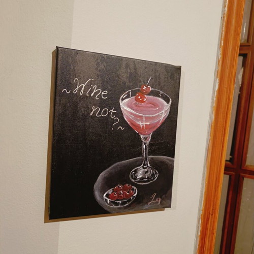 Handmade paintings new, set of 2 pieces 23x30
